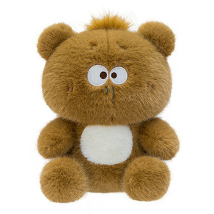 Juguetes de Peluche Suaves y Adorables, Gato Calicó, Oso Pardo, Dinosaurio, Ardilla, Muñecos de Peluche, Compañeros para Niños, Decoración del Hogar - Product Image 1