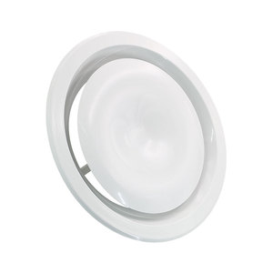 Diffuseur de plafond en aluminium pour climatiseur Raccords de conduits d'air Retour d'air Grille ronde pour système de ventilation - Product Image 1