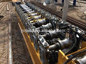 Heißer Verkauf Niedriger Preis Verzinkte Rollt ür Rollform maschine Hoch effiziente Fliesen herstellungs maschinen - Product Image 3