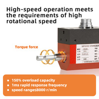 Conector de Aviación Sobre-moldeado Impermeable Laien Cable, Transductor de Torque de Aluminio y Acero Inoxidable, Rango de 0.2-10NM, Sensor de 0.2%