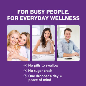 Gouttes liquides de sureau de marque privée biologique avec extrait pur de Sambucus Stimuler la fonction énergétique Améliore le système immunitaire Gouttes - Product Image 5