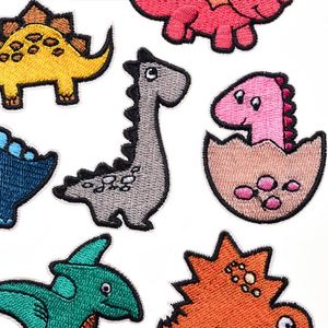 Iron on Embroidery Cute Cartoon Dinosaur Baby Patch for Kid Clothes Decoration - Product Image 3