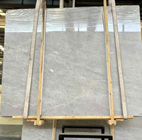Dalle de marbre naturel gris royal poli, grande dalle moderne pour mur de villa, revêtement de sol et plan de travail