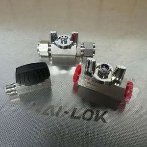 Vanne à boisseau sphérique NAI-LOK <span class=keywords><strong>série</strong></span> BR 1/4 OD 1000 psi en acier inoxydable 316 à double ferrule pour système de tuyauterie de gaz de laboratoire - Product Image 2