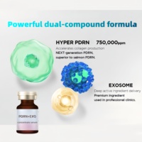 Ampoule PDRN à base de cellules souches Exoso pour le renforcement de la peau, ADN de saumon Polynucléotide pour les soins de la peau, sérum concentré Exoso+PDRN Mesocell