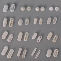 Coussin de siège de toilette en silicone, joint amortissant, tapis antidérapant, accessoire de couvercle de toilette, pièces de rechange pour réparation de salle de bain