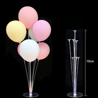 Kit de support de table et de sol en plastique pour ballons, arche de poteaux, pour décoration de mariage, anniversaire, Noël, fête