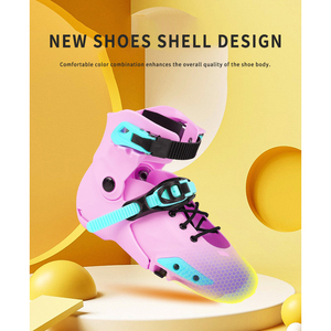 Patins à roulettes réglables professionnels EACHkids pour garçons et filles, avec fonctions lumineuses, chaussures de patinage pour enfants débutants YQ - Product Image 4