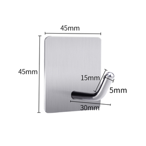 Organizzazione della parete dei ganci appiccicosi della parete del metallo dell'acciaio inossidabile d'attaccatura resistente all'ingrosso - Product Image 3