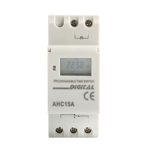 Open Electric Din rail 240VAC Daily and weekly programmable Electronic Digital Timer switch with LCD