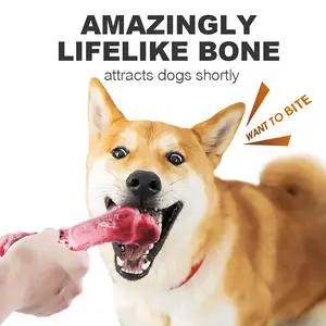 TIZE Non-Toxic Dog Bones Mastigar Brinquedos para Mastigadores Agressivos