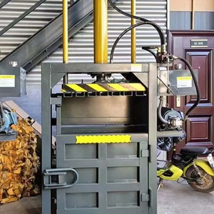 Dệt May chất thải quần áo tái chế Sợi carton máy đóng gói nhỏ 30 t 60 T dọc thủy lực Baler - Product Image 6