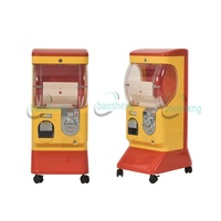 Distributeur de bonbons miniature pour enfants à monnaie, machine distributrice inversée à une seule couche