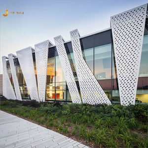 Pared de cortina de acero inoxidable exterior residencial EX256 para construir sistema de paredes de cortina herméticas decorativas - Product Image 4