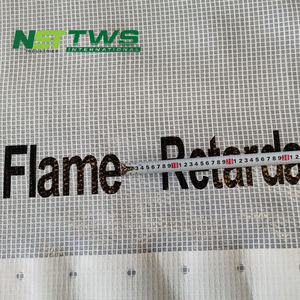 足場シートターポリンモノフレックスストライプフレームセーフ足場封じ込めシート6mil150gsm - Product Image 2