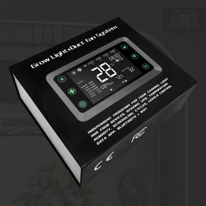 Controlador de luz LED de cultivo para invernadero de tienda de interior inteligente con sistema de ventilador de conducto RJ45 0-10V Ajuste de temporizador de atenuación para cultivo - Product Image 4