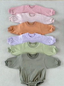 Autunno Casual Cross-Border tuta a maniche lunghe avvolgente in spugna multicolore maglia tinta unita tessuto a maglia per arrampicata - Product Image 5