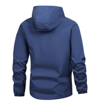 Veste de sport et de plein air pour homme, printemps-automne : veste décontractée à capuche, coupe ample, couleur unie