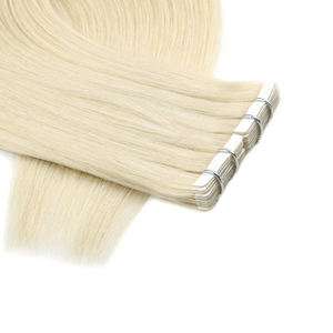 Extensiones de Cabello Rubio Virgen de Lujo KSWIGS, Extensiones de Cabello Humano Sin Procesar 12A, Invisibles, de PU, Sin Costuras, con Puntas Gruesas, para Cabeza Completa - Product Image 3