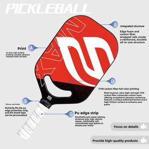 ผู้ผลิต OEM ODM BULL ไม้เทนนิส <span class=keywords><strong>Padel</strong></span> รุ่น GAVIN 3K คาร์บอน ไม้พายเทนนิส <span class=keywords><strong>Padel</strong></span> - Product Image 5