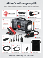 Produsen OEM&ODM Booster Baterai 12v Portabel Jump Starter Mobil 16000mAh Jump Starter Power Bank Jump Starter dengan Pompa Udara