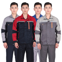 Vente en gros de vêtements de travail industriels personnalisés vêtements de sécurité costume usine atelier Construction mécanicien travailleur vêtements de travail ensemble uniforme