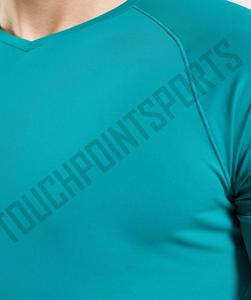 เสื้อยืดใส่ได้ทั้งชายและหญิงสีดำล้วนสีขาวสีดำเรียบใส่ได้ทั้งฤดูร้อน OEM - Product Image 6