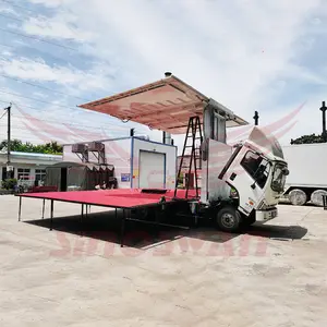 Outdoor Waterdichte Video Film Reclame Podium Show Mobiele Led Commerciële Reclame Voertuig Led Display Truck