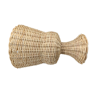 Vase Créatif Tissé à la Main Personnalisé Décoration de <span class=keywords><strong>Table</strong></span> Ronde Hôtel Maison <span class=keywords><strong>Panier</strong></span> à Fleurs en Saule Tissé - Product Image 3