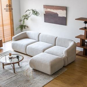 Nouveau canapé modulaire moderne de salon sur mesure ensemble de meubles canapé sectionnel en tissu - Product Image 3