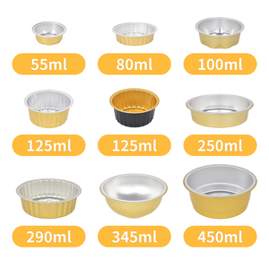 Y150 Cốc dùng một lần bánh pho mát bánh cupcake nướng nhôm tăng vàng phục vụ món tráng miệng 5oz Vòng <span class=keywords><strong>150ml</strong></span> lá thực phẩm <span class=keywords><strong>container</strong></span> - Product Image 6