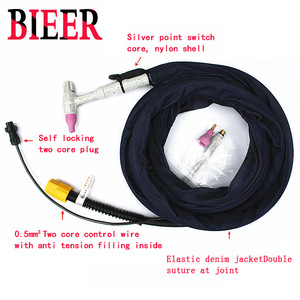 Bid TIG Welding Torch 4 15m Silicone Tubing All Copper Air Cooled Straight Head Manual Ignition - Product Image 4