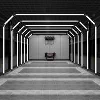 Équipement d'éclairage LED pour tunnel de travail automobile, éclairage LED pour tunnel de garage, éclairage LED pour atelier de réparation de véhicules