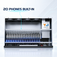 Caja para Granja de Teléfonos Móviles con USB OTG, Ethernet y 64GB de RAM/ROM, Sistema de Dispositivo de Clic Automatizado
