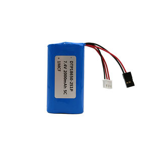 חבילת סוללת ליתיום מותאמת אישית <span class=keywords><strong>7.4v</strong></span> <span class=keywords><strong>1200mah</strong></span> 1300mah 1500mah 1600mah lip7.4v סוללות נטענת - Product Image 2