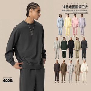 เสื้อฮู้ดดี้สั่งทำขายส่ง ทรงโอเวอร์ไซส์ ผ้าฝ้ายเฟรนช์เทอร์รี่ พิมพ์โลโก้ด้านหน้า สไตล์ลำลองสำหรับฤดูใบไม้ร่วง ทรงปกติ - Product Image 3