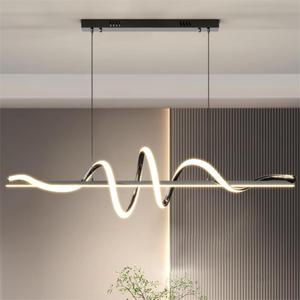 Thiết kế sáng tạo khách sạn phòng ăn thanh ánh sáng mặt dây chuyền <span class=keywords><strong>Scandinavian</strong></span> hình học trong nhà phòng khách phòng ngủ LED đèn chùm - Product Image 2