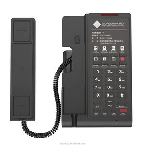 Téléphone d'hôtel moderne Sachikoo Nouveau design avec logo personnalisable <span class=keywords><strong>Ligne</strong></span> <span class=keywords><strong>fixe</strong></span> de réception gratuite pour les chambres Téléphones filaires - Product Image 5