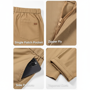 2025 pantalones casuales de pana para hombre, talla XL, 100% de algodón, antiarrugas, lavado de colores, patrón recto, plisado de rayas laterales - Product Image 1