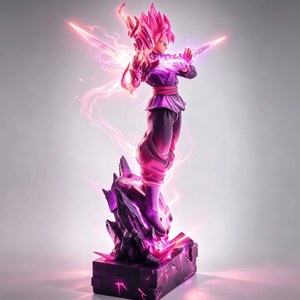 Figura de 38 cm de la Serie JT, DBZ Dragon, Versión Rosa Figura Coleccionable de Son <span class=keywords><strong>Goku</strong></span>, Estatua de PVC, Figura de Anime, Juguete de Regalo - Product Image 3