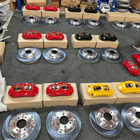 Kit d'étriers de frein surdimensionnés 6 pistons pour Audi S3 S4 8V 8L BMW F30 F82 E90 E92 335i R53 Mercedes-Benz W213 Dodge Raptor Escalade VW 405/380/355mm