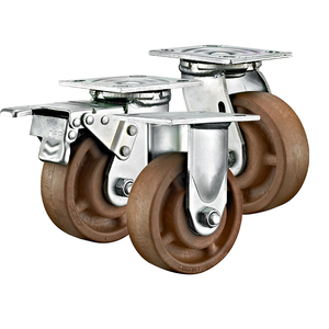 3 4 5 6 8 inch cao Temp kháng bánh công nghiệp bánh cho lò xe bột vận chuyển xe đẩy Baking hội thảo haulers - Product Image 5