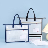 Bolsa de Almacenamiento Startrichest de Gran Capacidad A3 A4, Bolsa para Arte, Bolsa para Biblia, Bolso Impermeable para Punto de Cruz, Bolsa para Documentos con Asa