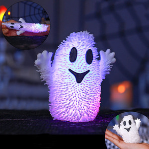 Pelota Antiestrés TPR con Forma de Calabaza Fantasma, Pelota Sensorial Calmante con Púas, Juguetes para Niños, Fiesta de Halloween - Product Image 3