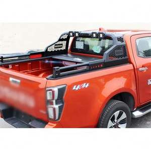 โรลบาร์สแตนเลสแบบปรับได้สำหรับรถกระบะมิตซูบิชิ แอล200 4x4 พร้อมที่วางสัมภาระแบบปรับได้ - Product Image 5