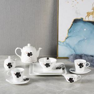 Nouveauté personnalisée 125ml Restaurant utilisé petit crémier verres en porcelaine blanche pot à lait - Product Image 5