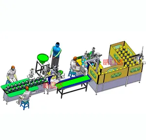 LED bulb production line Automatic LED bulb assembly line Fully automatic LED bulb production machine