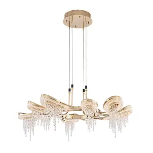 2023 New Original Mini Angel Fashion Luxury 10 Light Platinum Chandelier