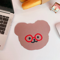 Alas Meja Ins Kartun Alas Mouse Komputer Lucu Mini Kantor Karet Tahan Air Anti Gores Portabel Anti Selip Kawaii Kreatif