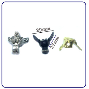 Pied de meuble en alliage de zinc M-3090, style européen, robuste, pour base de meuble, boîte en bois, boîte cadeau, pieds décoratifs - Product Image 5
